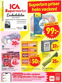 ICA Supermarket - Enskededalen - Förhandsvisning av reklamblad från butik ICA Supermarket aktuell från 13.04.2026