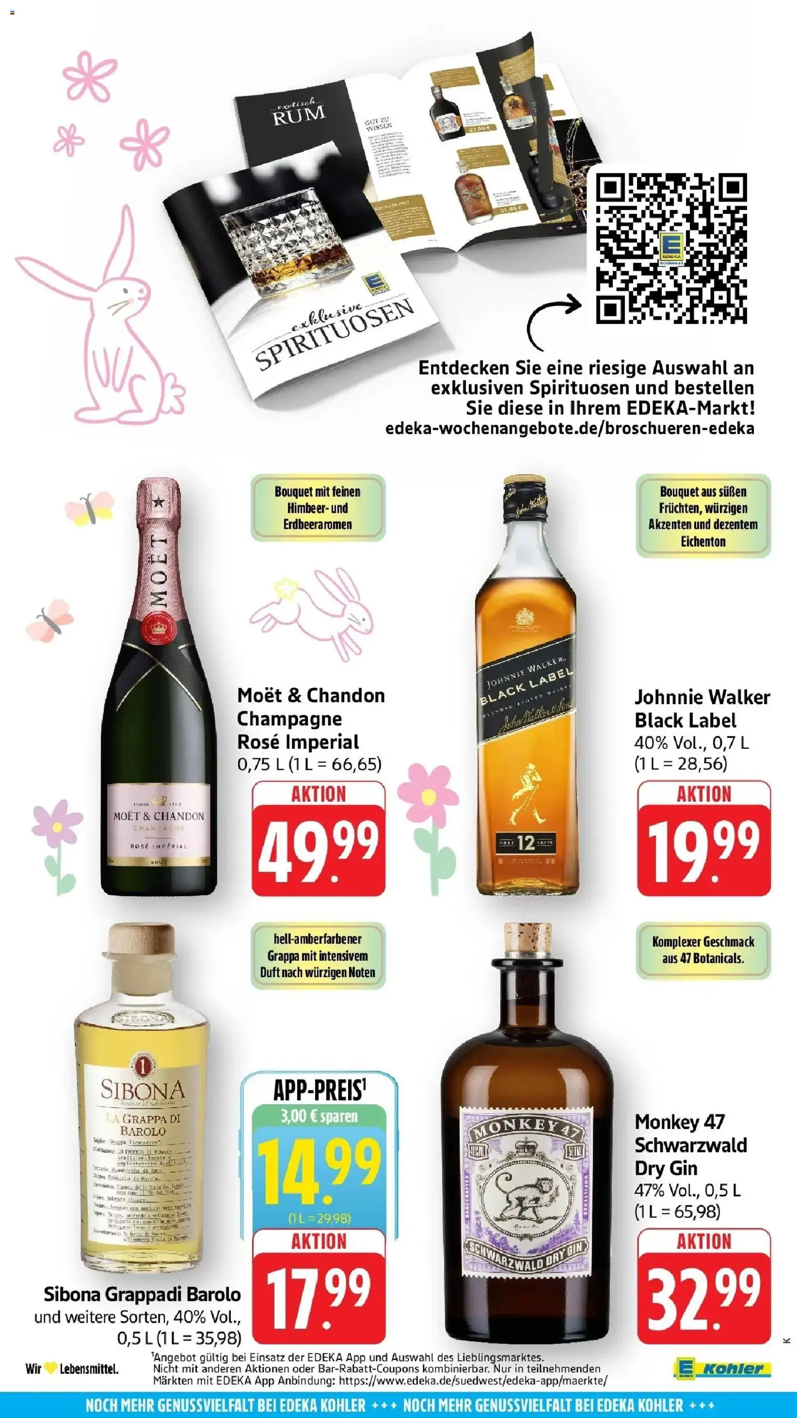 Edeka prospekt Ettenheim	 – gültig ab 29.03.2026 | Seite: 60 | Produkte: Whisky, Duft, Gin, Johnnie walker