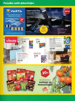 Merkur katalog akcije – veljaven od 04.02.2026 | Stran: 25 | Izdelki: Paprika, Baterije, Svetilka, Gobica