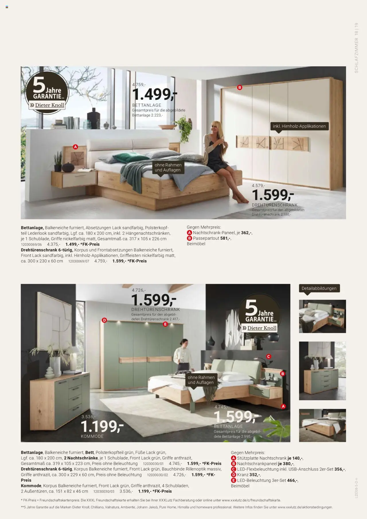 XXXL Lutz Dieter Knoll Spezial - gültig ab dem 04.08.2025 | Seite: 19 | Produkte: Kommode, Drehtürenschrank