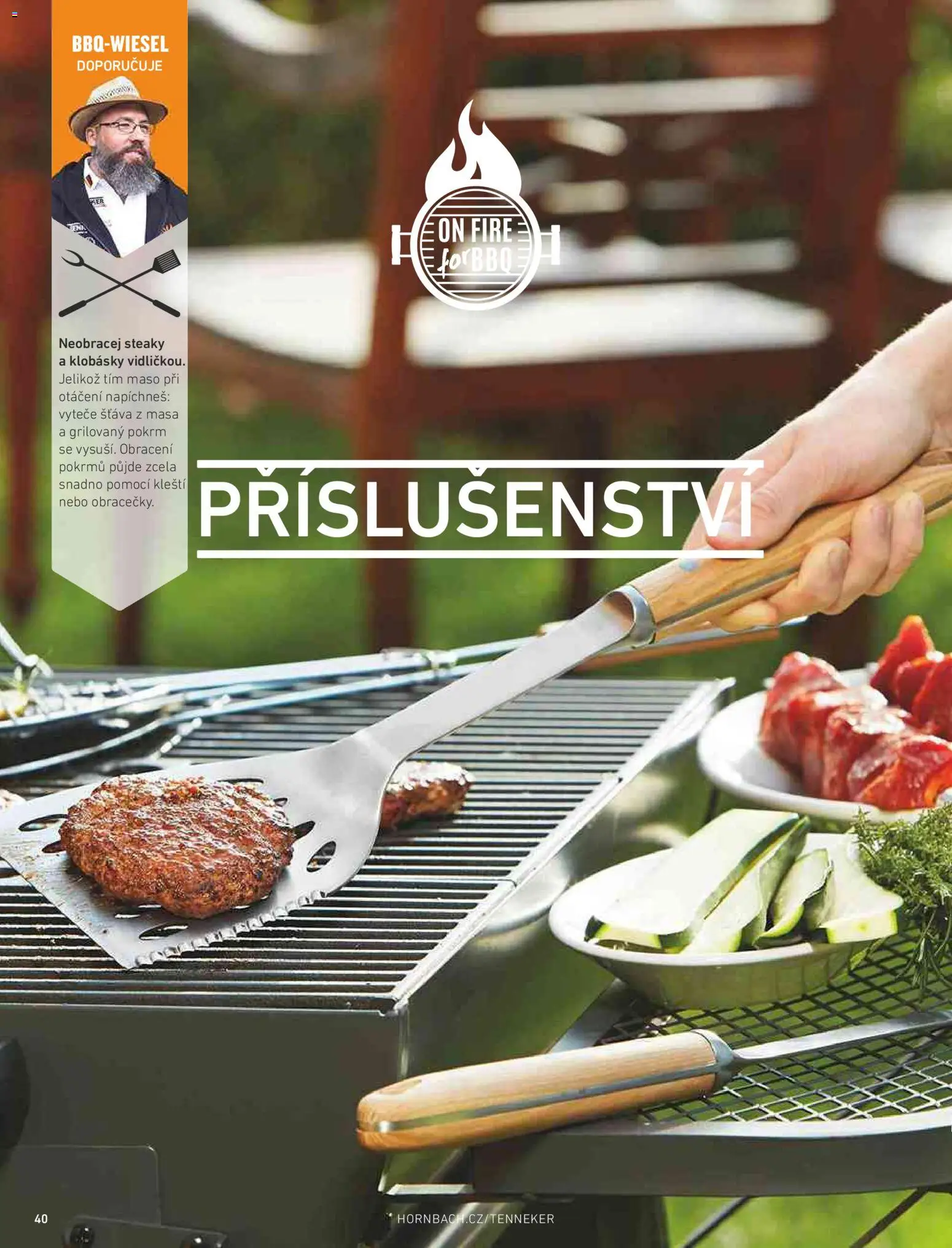 HORNBACH leták - Magazín o grilování od 01.01.2026 | Strana: 40 | Produkty: Maso, Klobásky