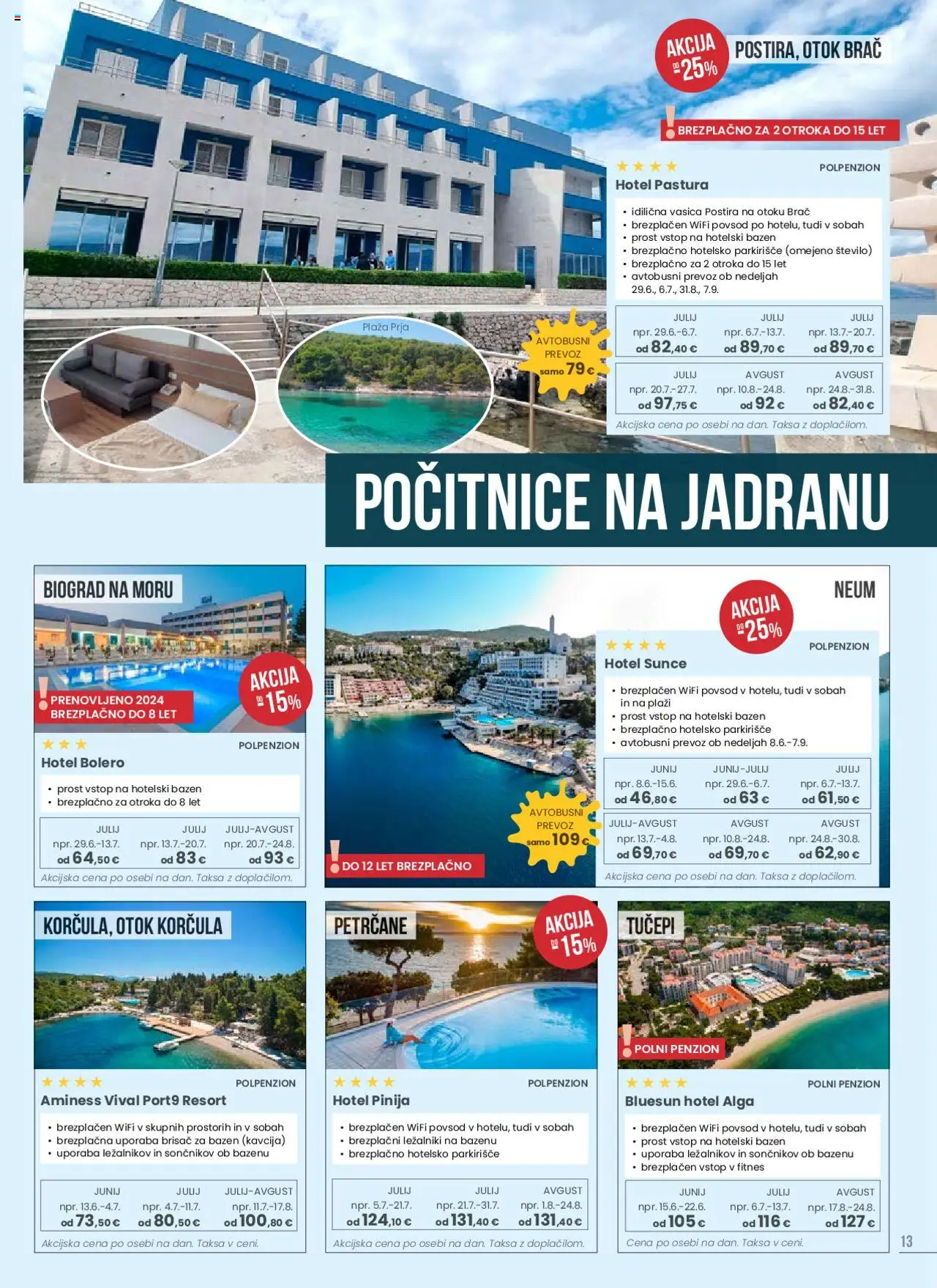 Novi Sonček katalog ponudbe – veljaven od 01.06.2025 | Stran: 13 | Izdelki: Bazen