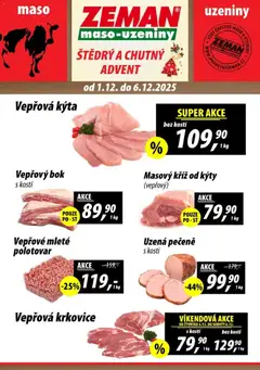Náhled letáku Prodejny Zeman leták od 01.12.2025