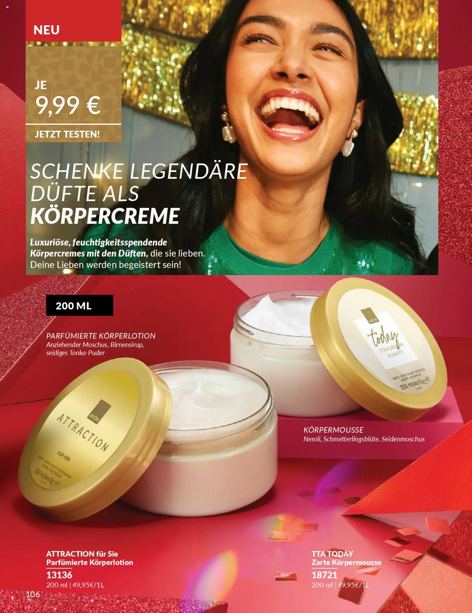 Avon - Black Friday – gültig ab 01.11.2025 | Seite: 108 | Produkte: Körpercreme, Körperlotion
