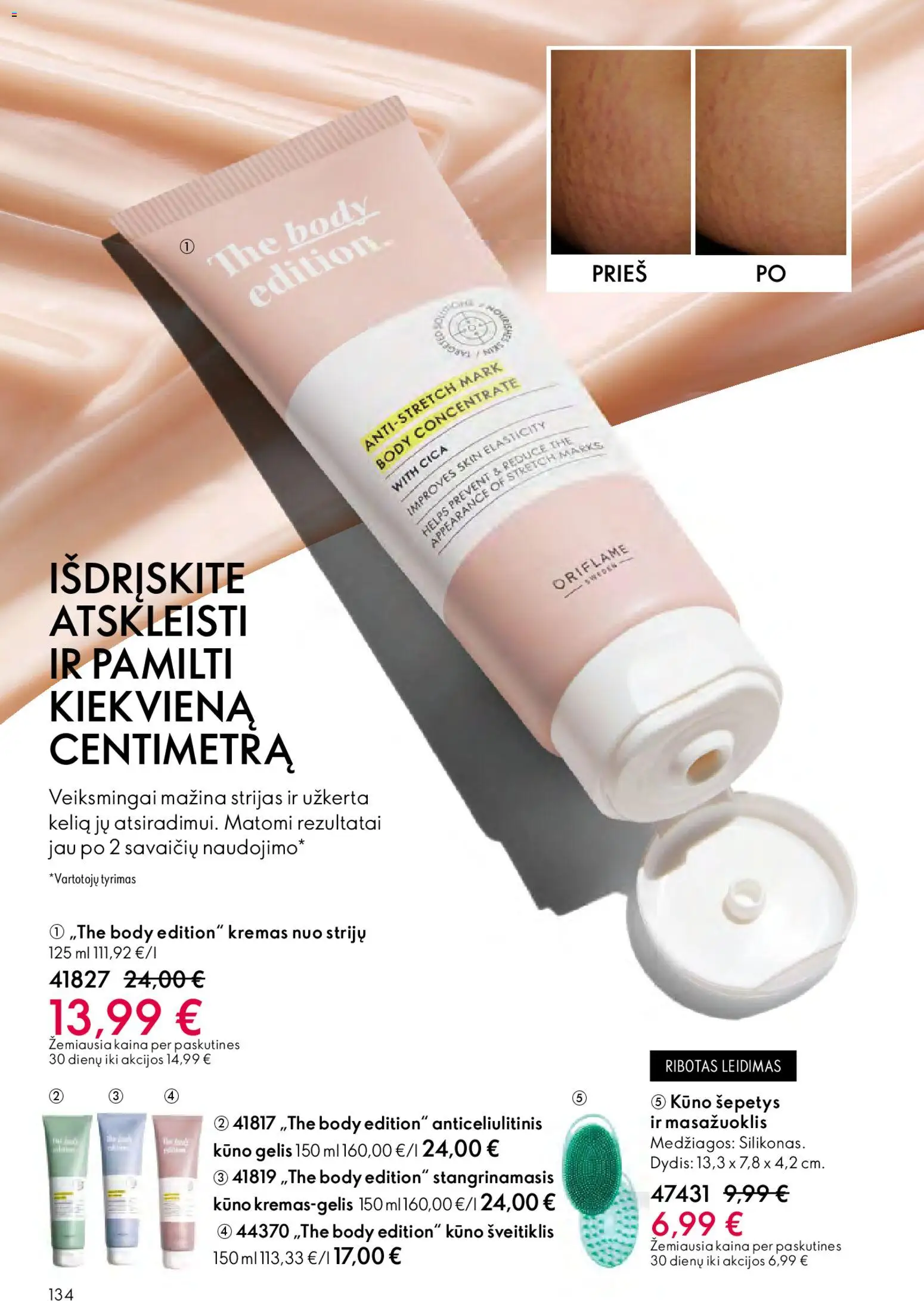 Oriflame akcijos nuo 01.04.2026 | Puslapis: 134 | Prekių: Kremas, Šveitiklis