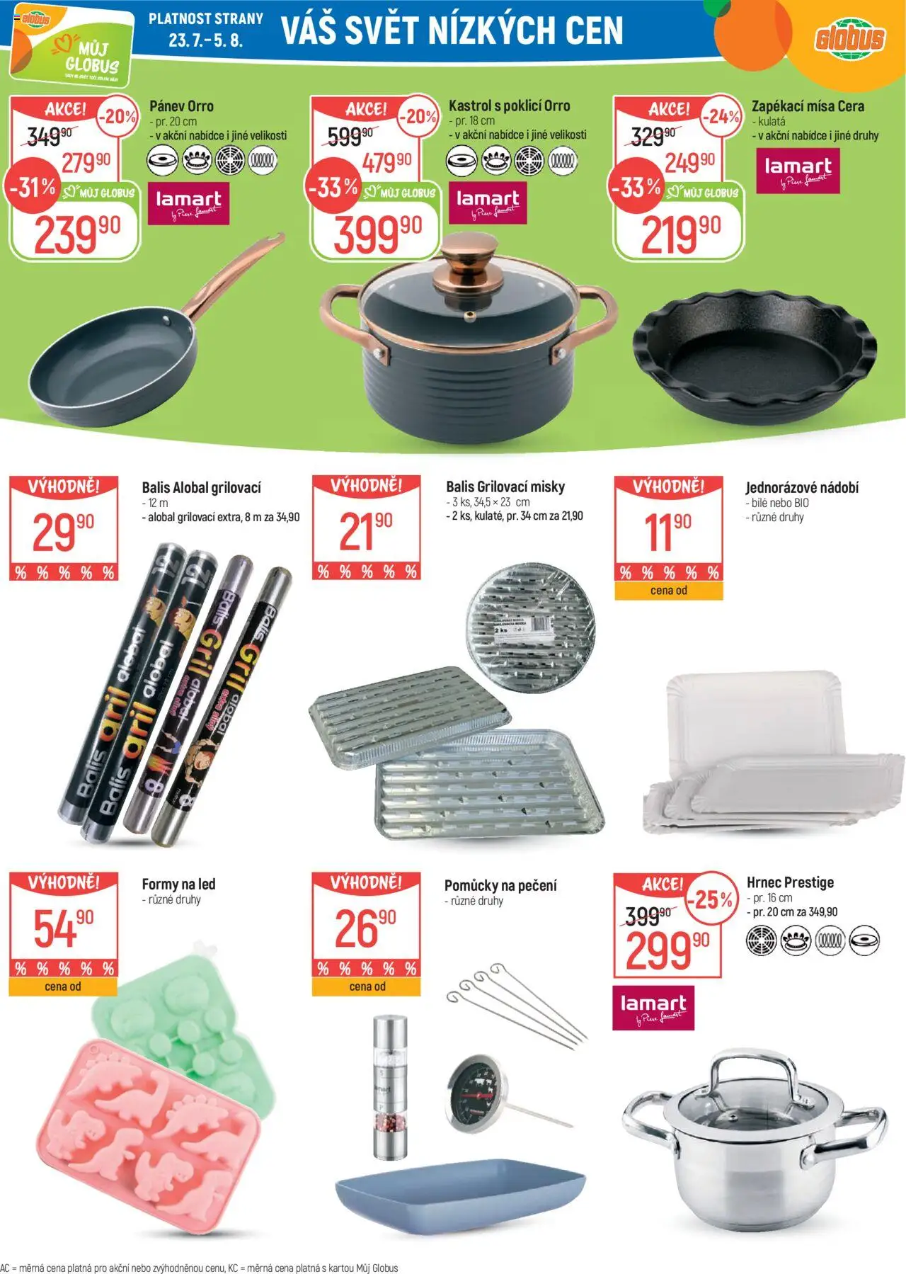 Globus leták - Brno od 23.07.2025 | Strana: 35 | Produkty: Globus, Pánev, Nádobí, Alobal