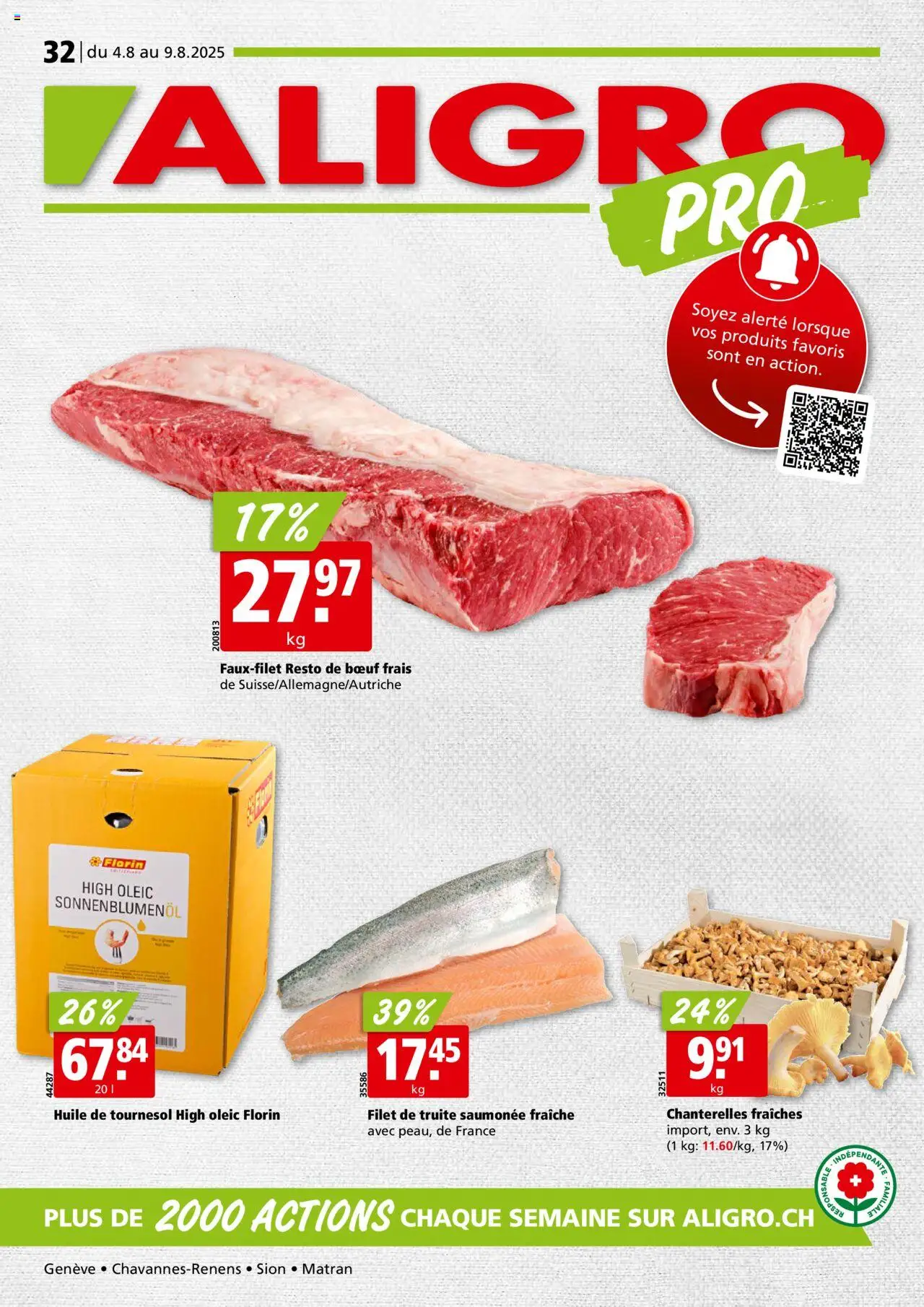 Aligro Aktionen FR ab 04.08.2025 | Seite: 1