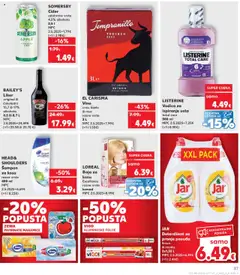 JAR Deterdžent za pranje posuđa, limun ili menta 2x1,35 L - Pregled kataloga iz trgovine Kaufland, vrijedi od 15.10.2025 | Stranica: 37
