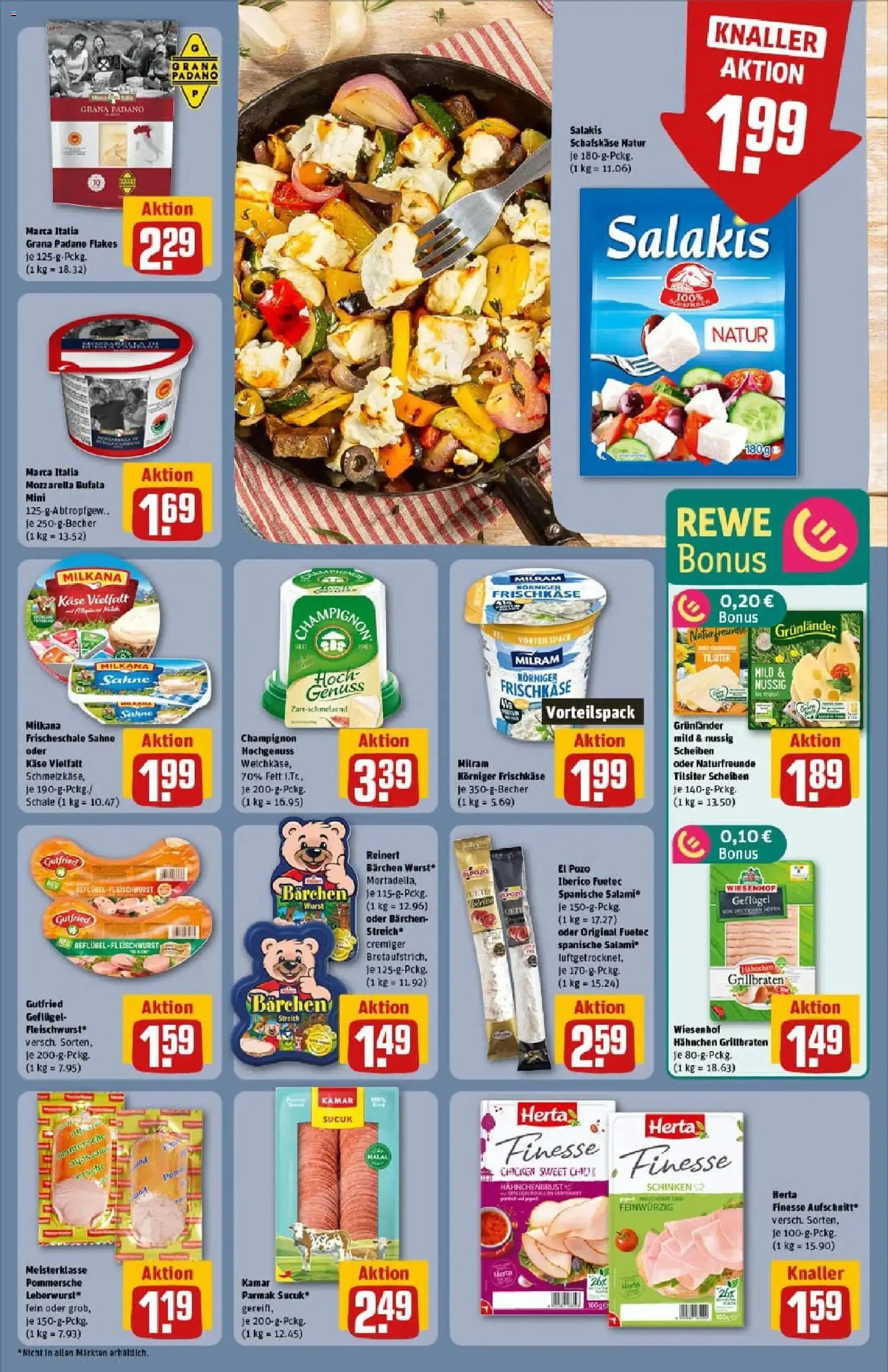 Rewe prospekt Pattensen	 – gültig ab 26.01.2026 | Seite: 17 | Produkte: Hahnchen, Mozzarella, Salami, Schinken