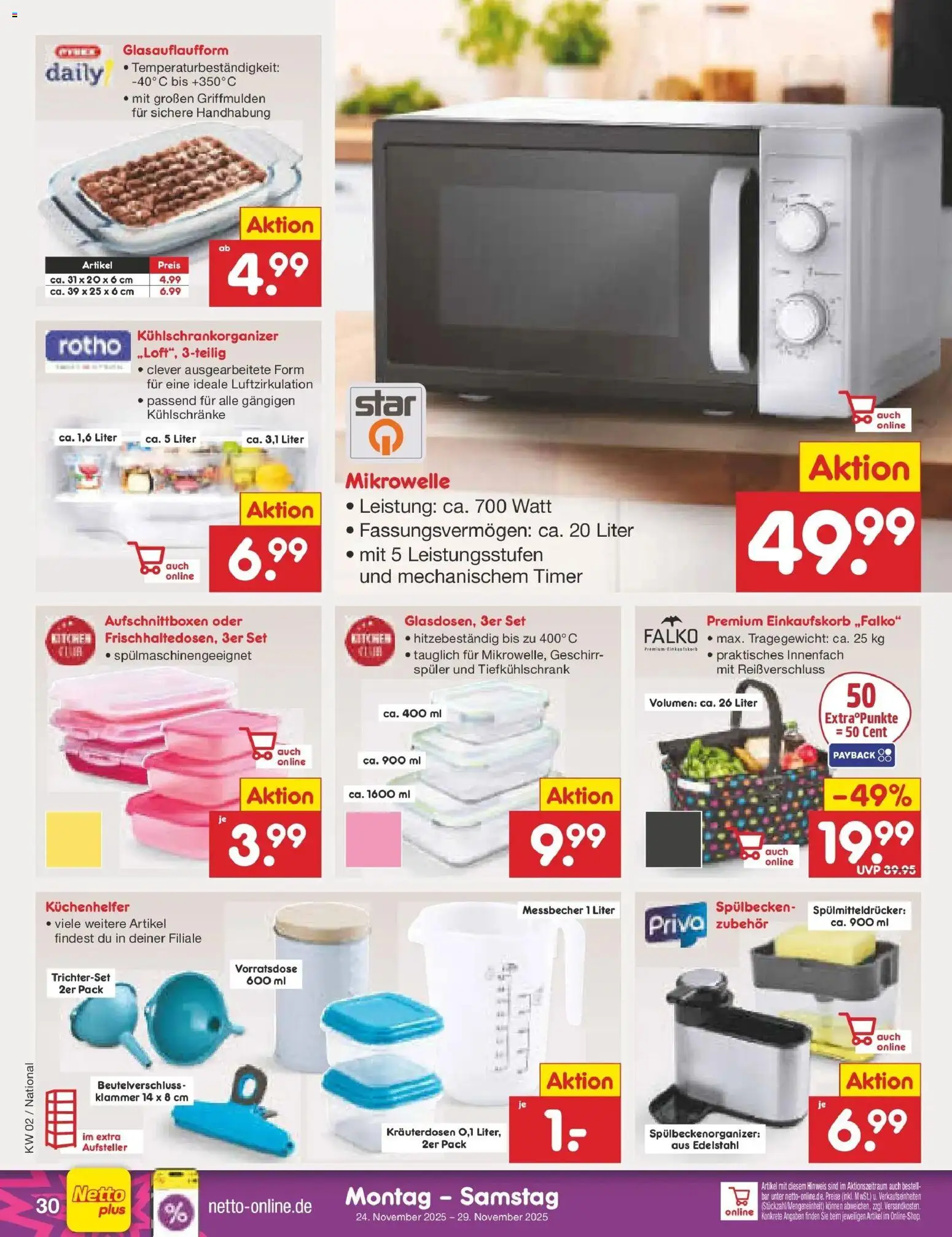 Netto Marken-Discount prospekt Rodgau	 – gültig ab 05.01.2026 | Seite: 30 | Produkte: Mikrowelle