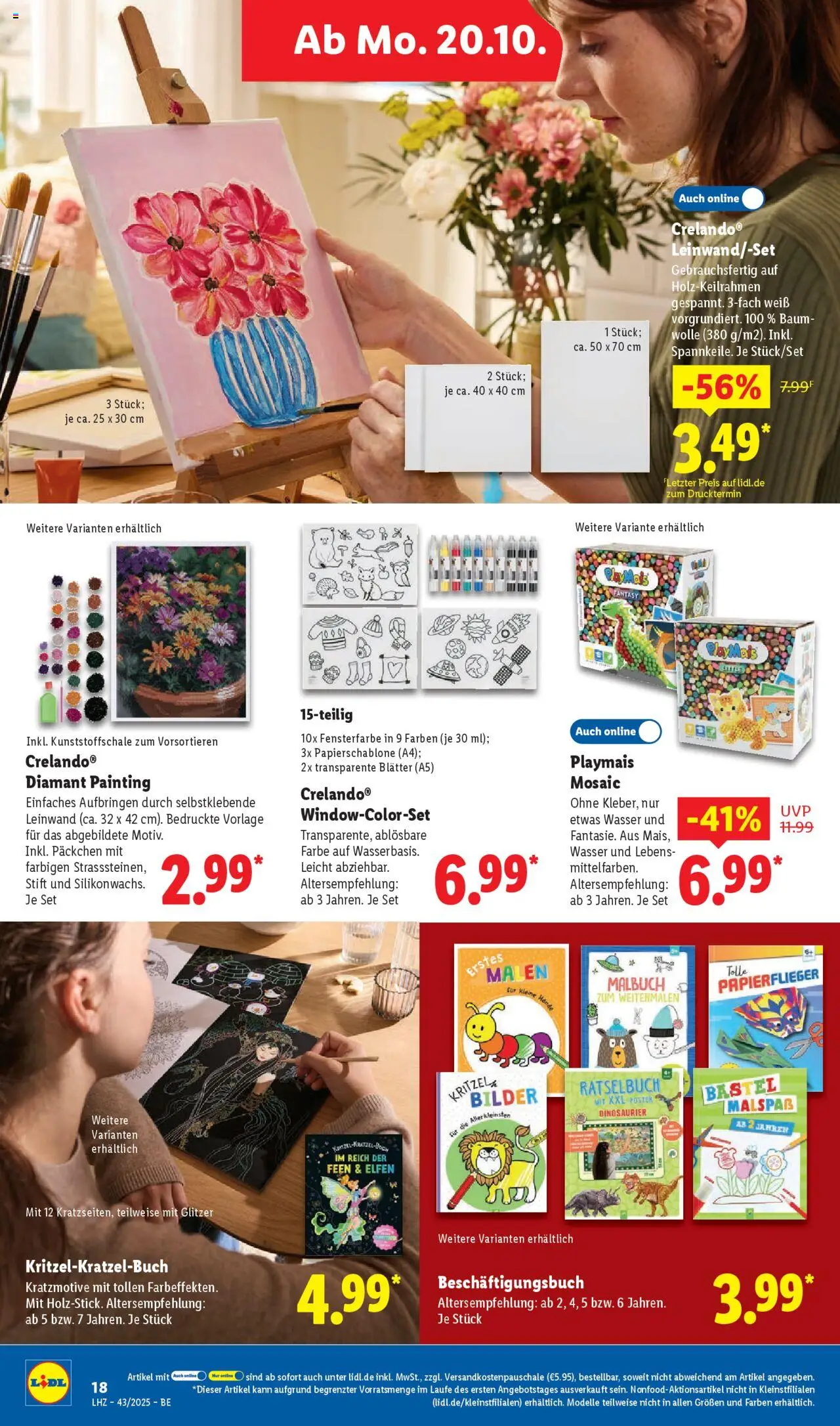 Lidl Prospekt Zossen – gültig ab 20.10.2025 | Seite: 32 | Produkte: Bilder, Wasser