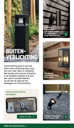 GAMMA Tuinspecialgenieten - Voorbeeld van een folder van GAMMA, geldig van 25.03.2026 | Pagina: 54 | Producten: Video, Verlichting
