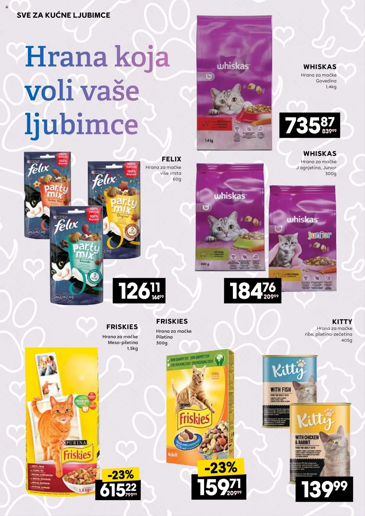 Idea katalog - važi od 06.09.2025 | Strana: 26 | Proizvode: Govedina, Purina, Hrana za mačke, Whiskas