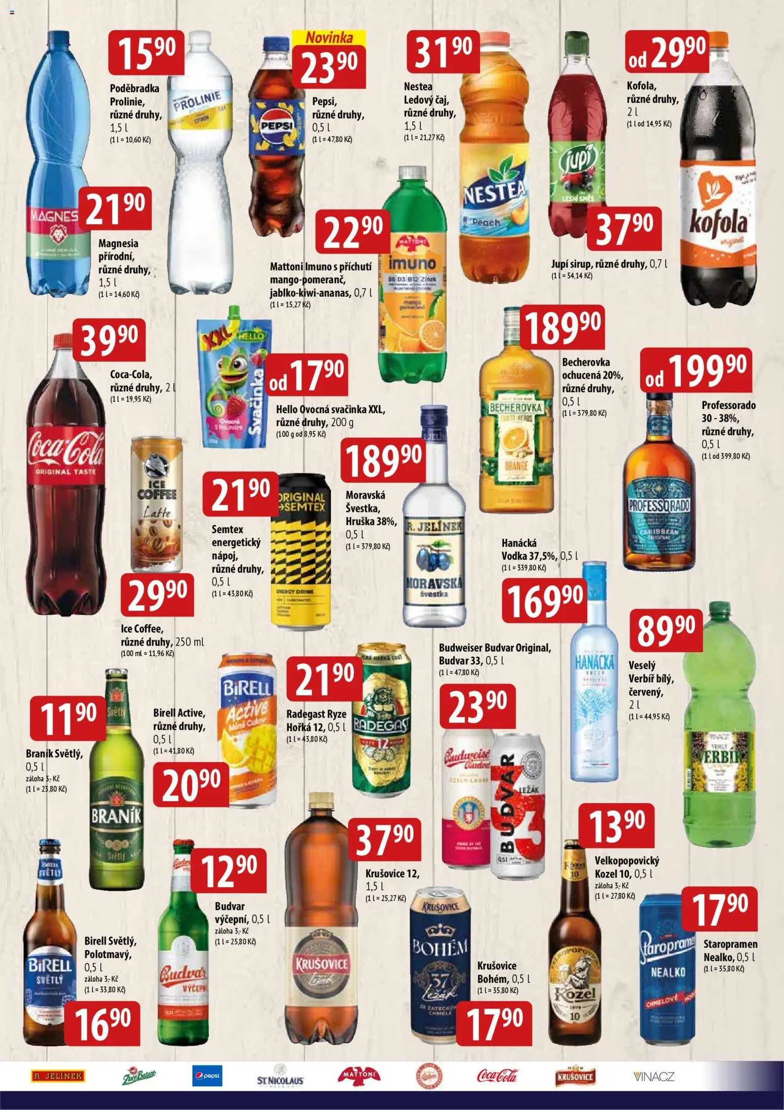 BALA velký leták + od 29.10.2025 | Strana: 5 | Produkty: Birell, Pepsi, Semtex, Becherovka