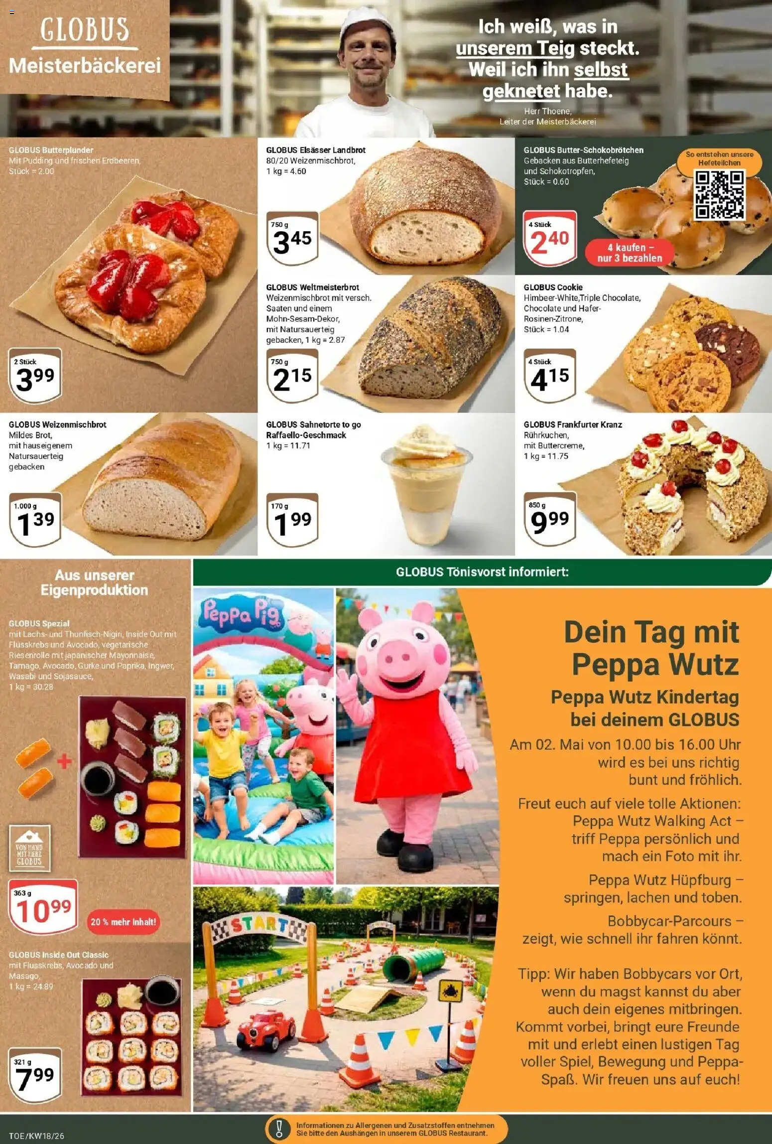 Globus Prospekt Tönisvorst	 – gültig ab 27.04.2026 | Seite: 9 | Produkte: Walking, Pudding, Lachs, Uhr