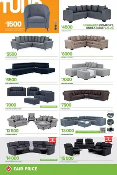 Fair Price specials catalogue – valid from 01.01.2026 | Page: 12 | Products: Couch, Ottoman