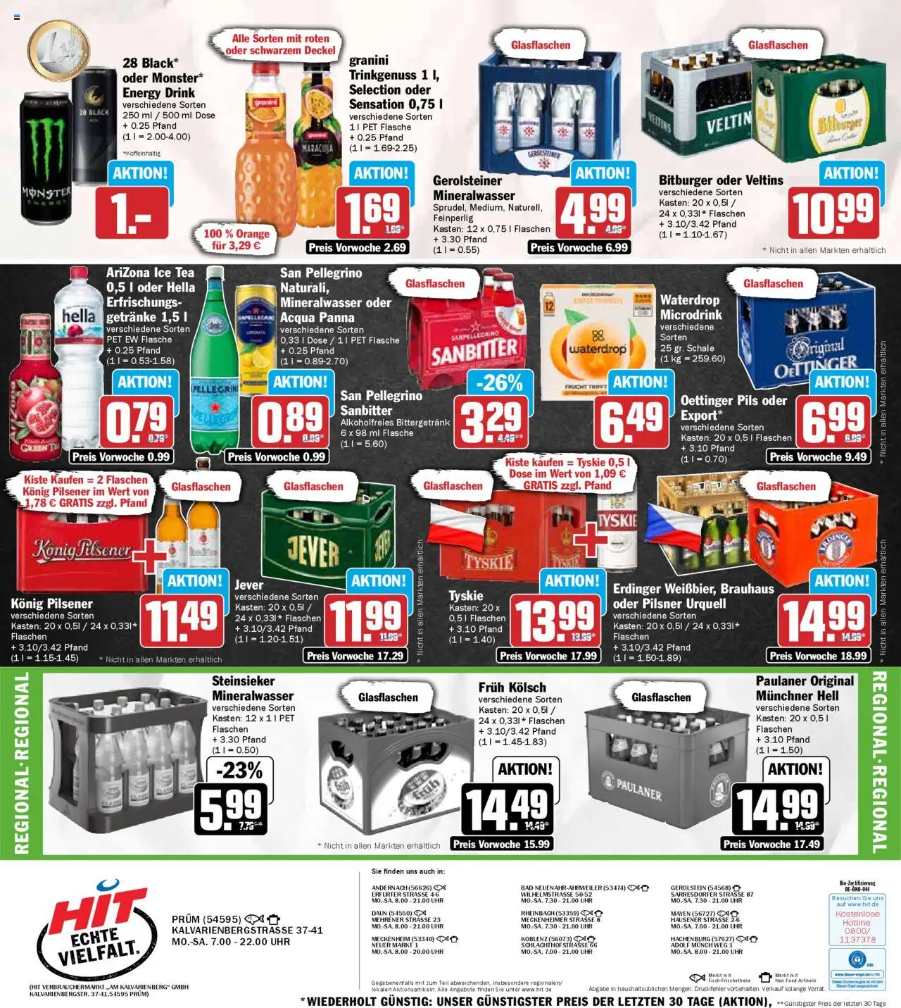 HIT - Rheinland-Pfalz – gültig ab 22.09.2025 | Seite: 19 | Produkte: Decke, Energy, Bad, Monster