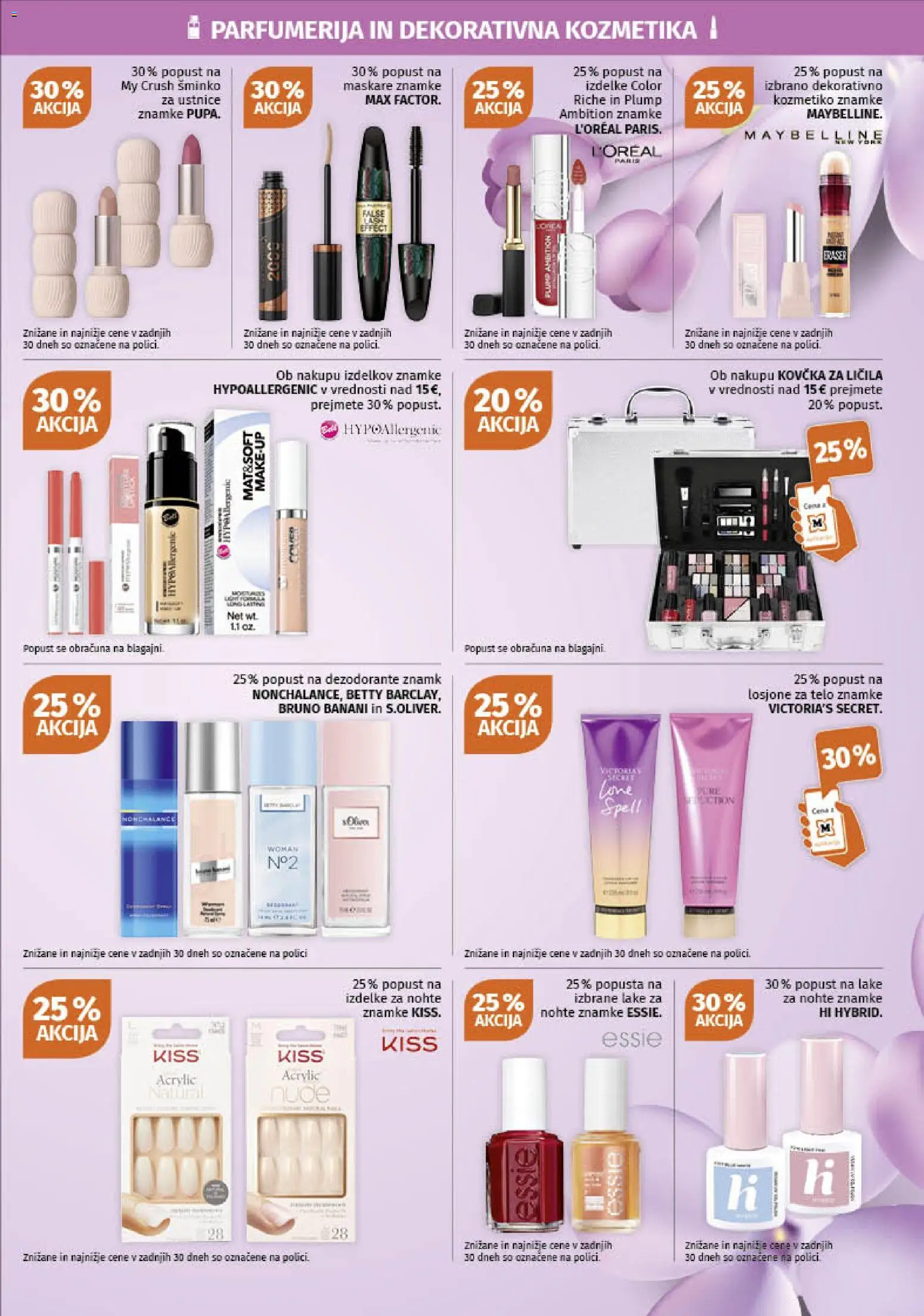 Novi Müller katalog ponudbe – veljaven od 02.02.2026 | Stran: 3 | Izdelki: Dekorativna kozmetika, Licila, Maskara, Kovcek