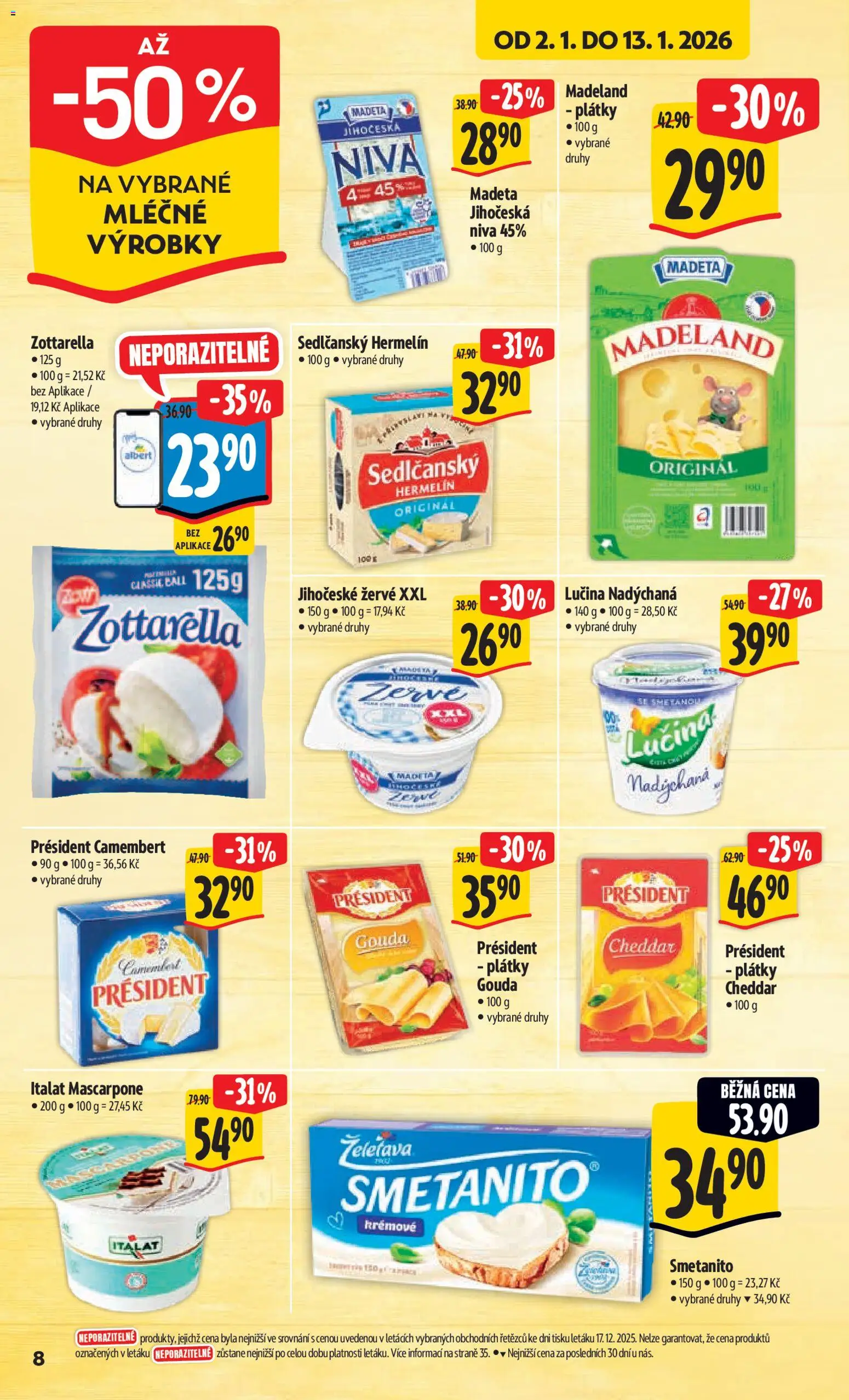 Albert leták - Hypermarket od 02.01.2026 | Strana: 8