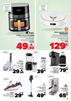 Carrefour folleto │ válido desde el 24.07.2025 | Página: 75 | Productos: Cable, Robot, Freidora, Navegación