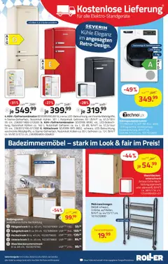 Roller Prospekt 	 – gültig ab 07.09.2025 | Seite: 7 | Produkte: Waschbecken, Hängeschrank, Unterschrank, Hochschrank