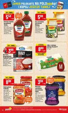 POLOmarket Gazetka od 17.09.2025 | Strona: 46 | Produkty: Sos czosnkowy, Jajka, Ryż, Warzywa