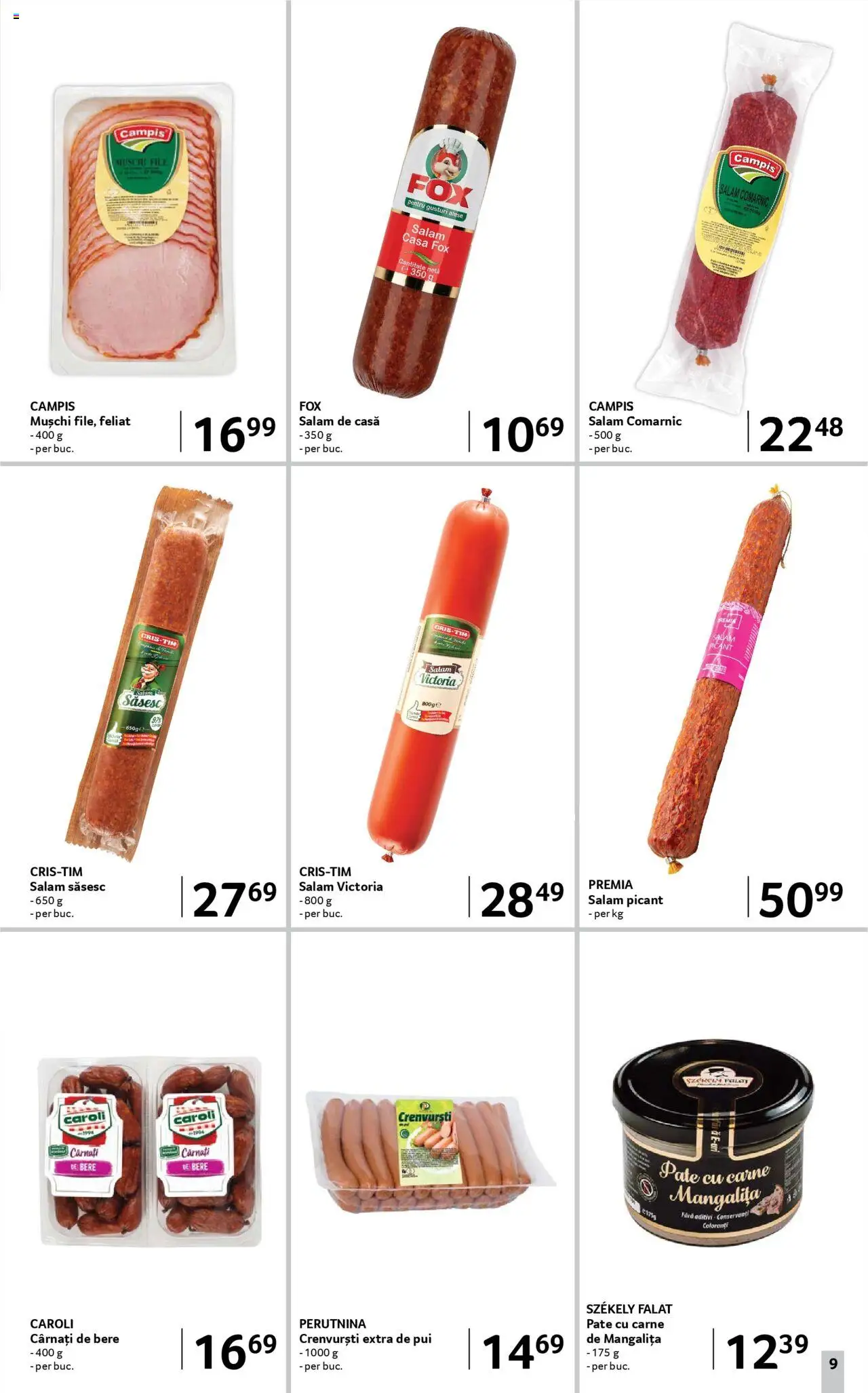 Catalog Selgros - Food – valabil de la 22.08.2025 | Pagină: 9 | Produse: Hacıyatmaz Kedi Oyuncağı, Pate, Bere, Cârnați