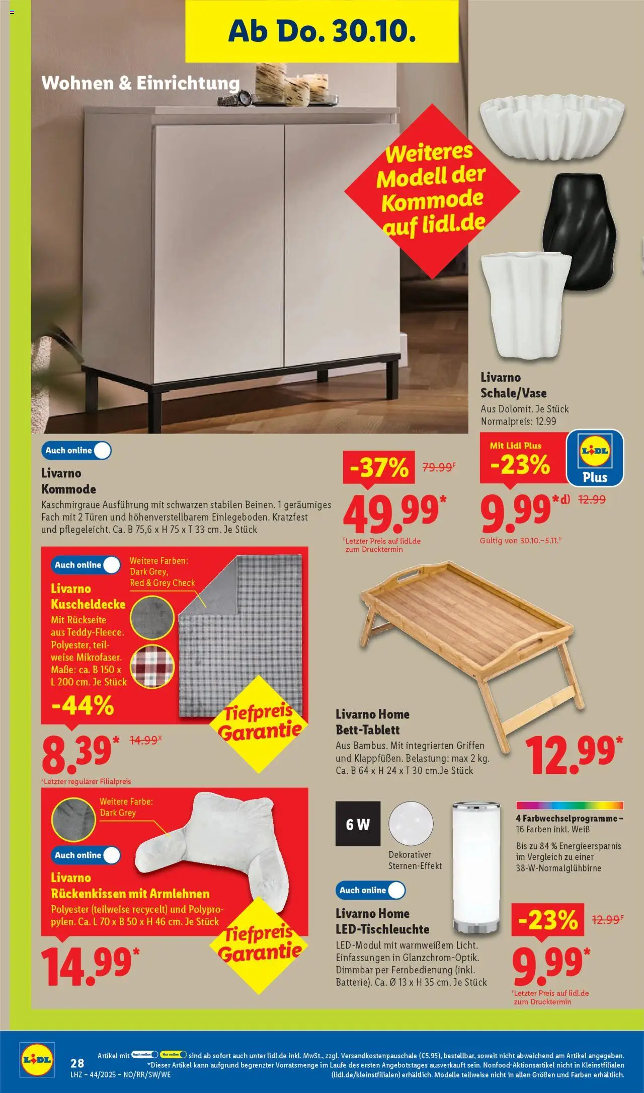 Lidl Prospekt Gundelsheim – gültig ab 27.10.2025 | Seite: 48 | Produkte: Kommode