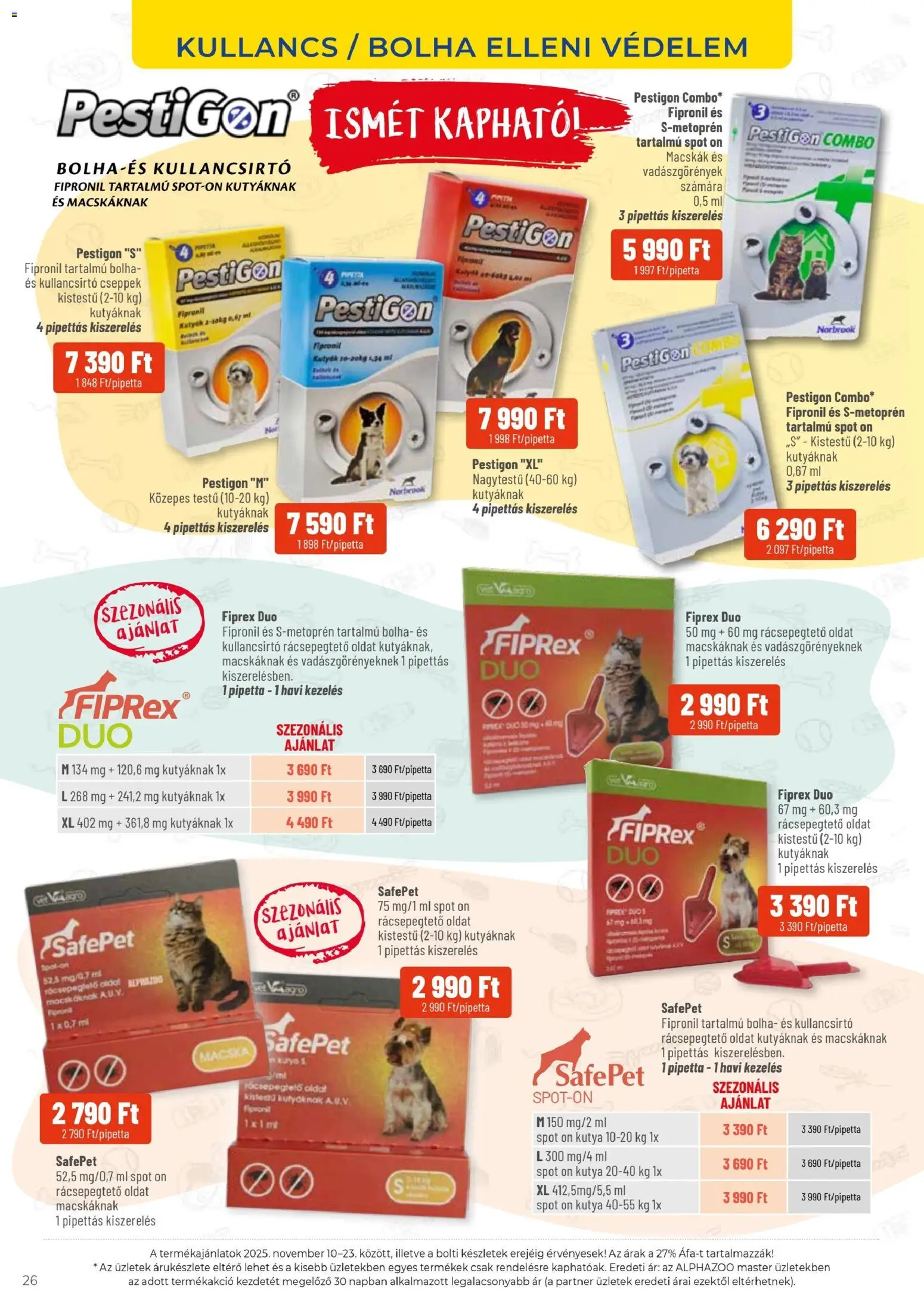 AlphaZoo akciós ujság - amely érvényes a következő dátumtól: 10.11.2025 | Oldal: 26