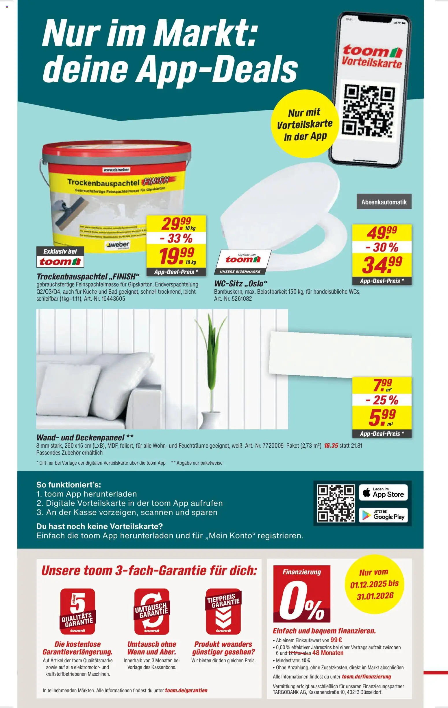 Toom Baumarkt Prospekt 	 – gültig ab 17.01.2026 | Seite: 2 | Produkte: Bad, Küche, Finish