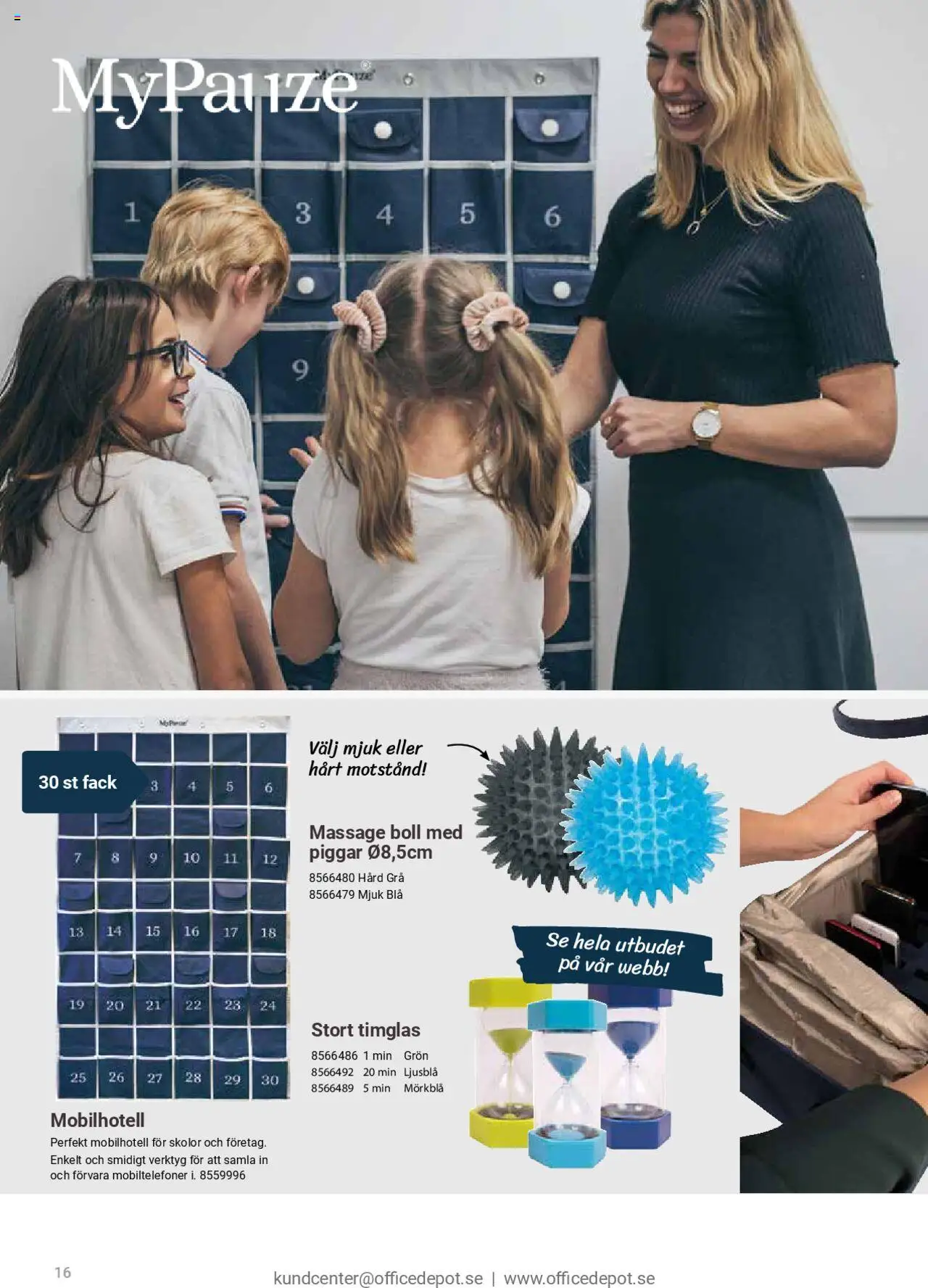 Office Depot reklamblad aktuell från 11.08.2025 | Sida: 16 | Produkter: Timglas