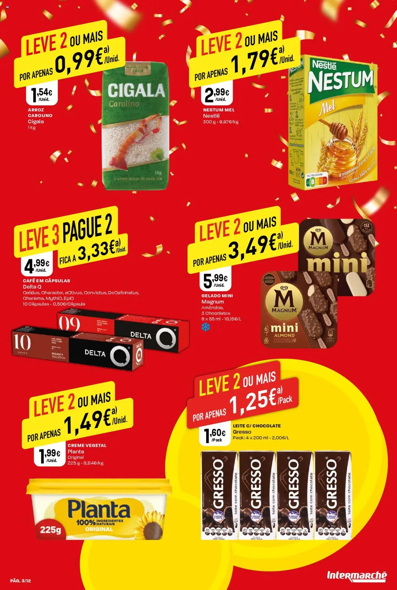 Intermarché Folheto Mini │ válido de 16.10.2025 | Página: 3 | Produtos: Ferro, Delta q, Leite, Chocolate