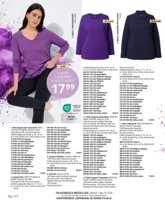 Ulla Popken Prospekt 	 ab 01.10.2025 gültig | Seite: 16 | Produkte: Shirt, Langarmshirt, Lavendel