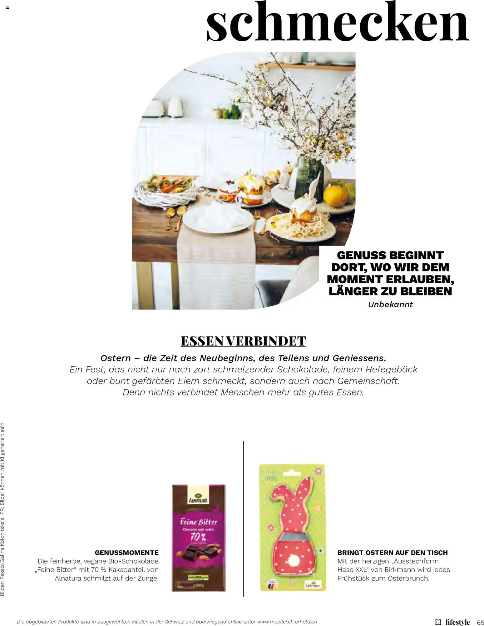 Müller aktionen Magazin – gültig ab 01.03.2026 | Seite: 65 | Produkte: Tisch, Bilder, Cutter