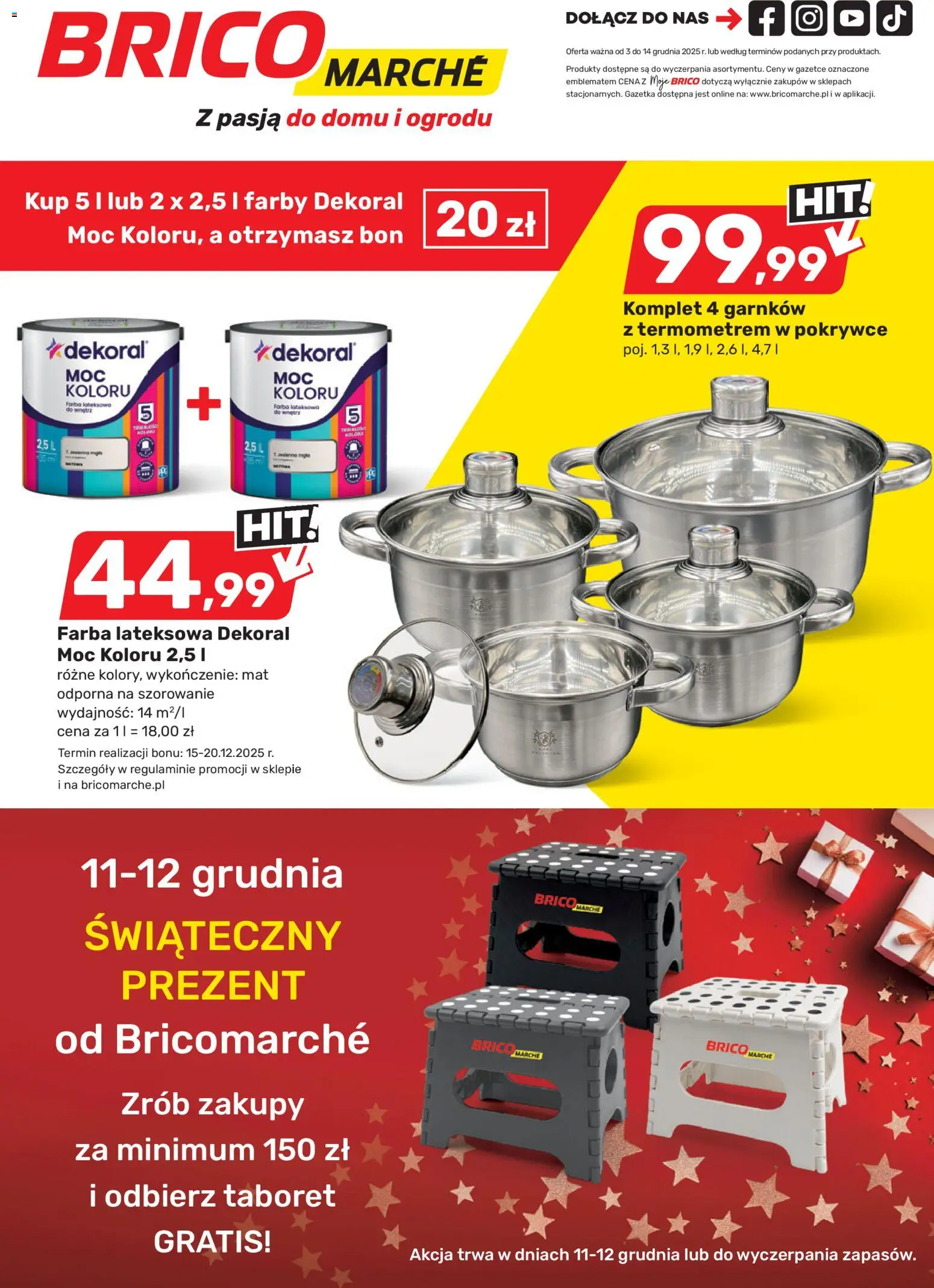 Brico Marché Gazetka od 03.12.2025 | Strona: 1