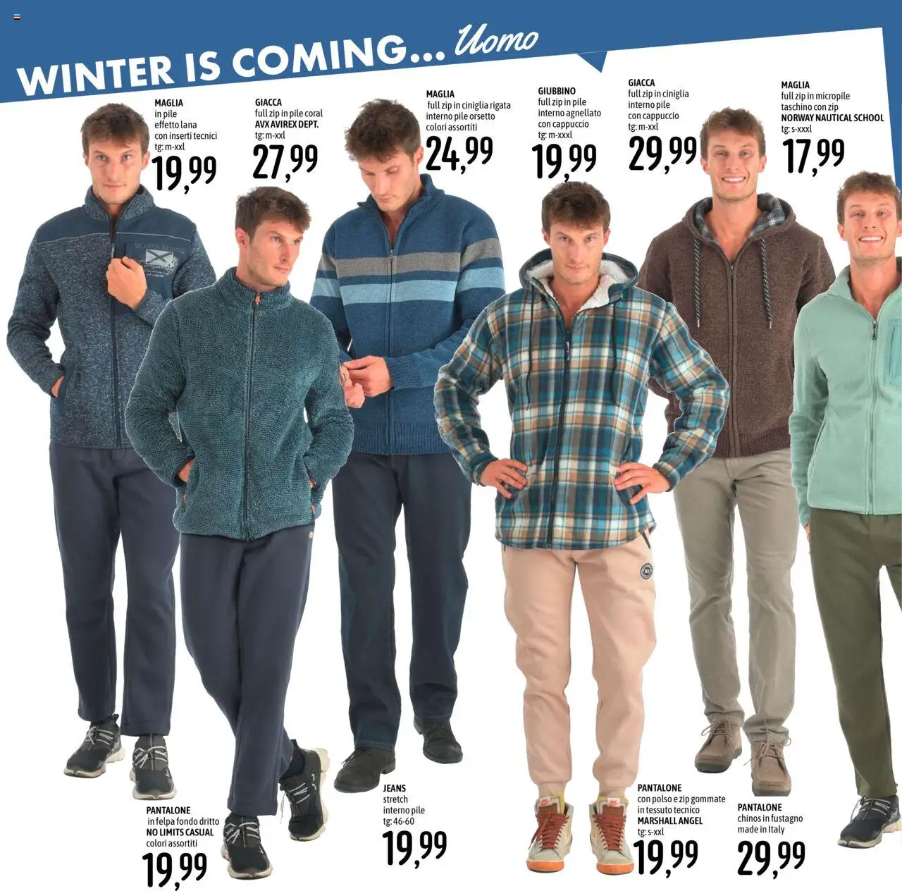 Volantino Emisfero del 20.10.2025 | Pagina: 26 | Prodotti: Pile, Felpa, Giacca, Jeans