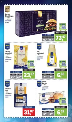 Metro catalog - Recomandările – valabil de la 21.07.2025 | Pagină: 5 | Produse: Burger, Cartofi, Maioneză