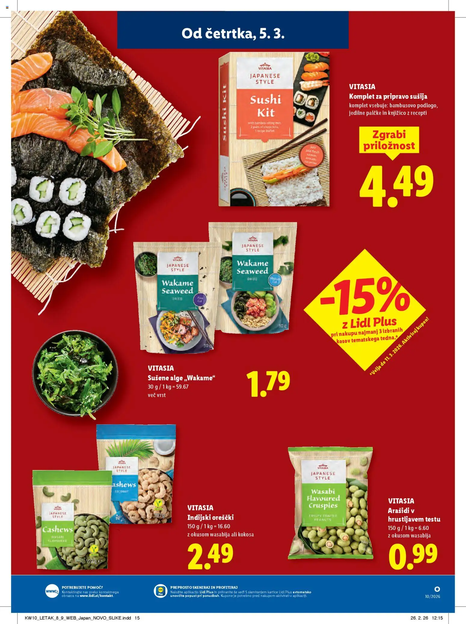 Novi Lidl katalog ponudbe – veljaven od 05.03.2026 | Stran: 21 | Izdelki: Arašidi, Indijski oreščki, Orescki