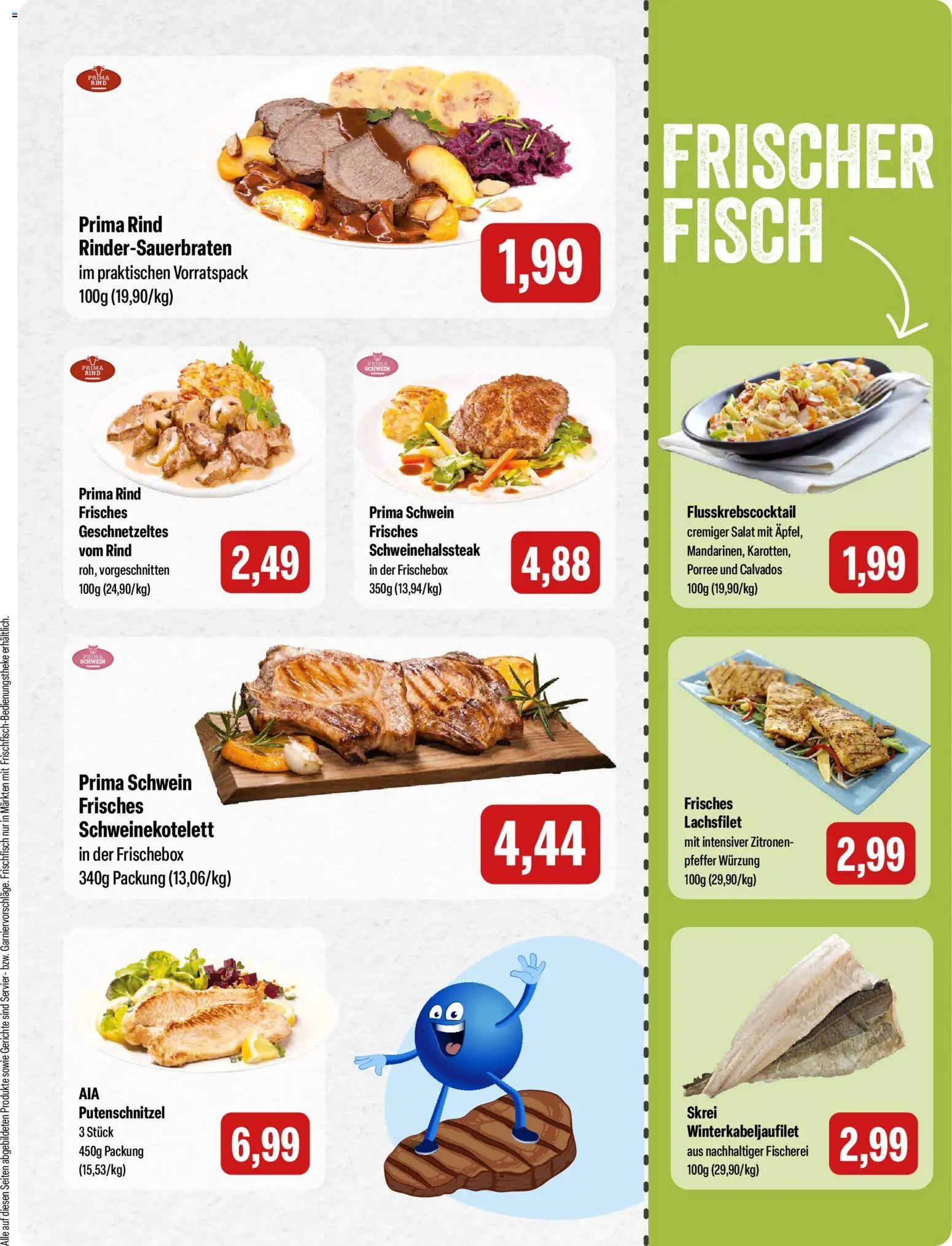 Feneberg Angebote – gültig ab 12.03.2026 | Seite: 3 | Produkte: Fisch, Putenschnitzel, Salat, Zitronen