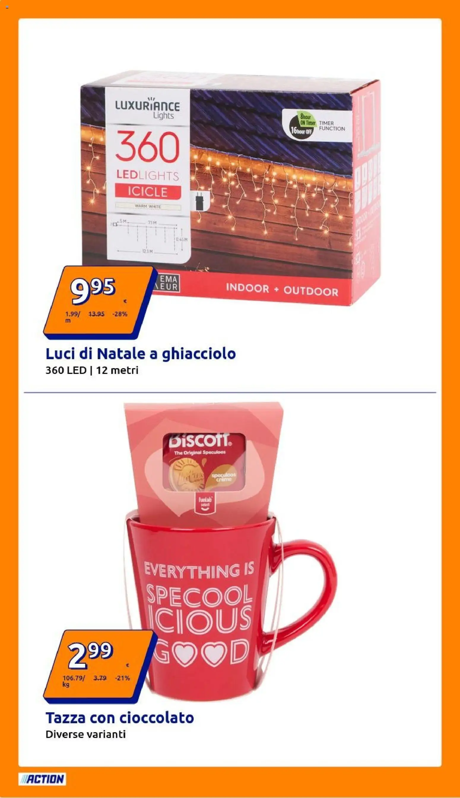 Volantino Action del 19.11.2025 | Pagina: 4 | Prodotti: Cioccolato, The