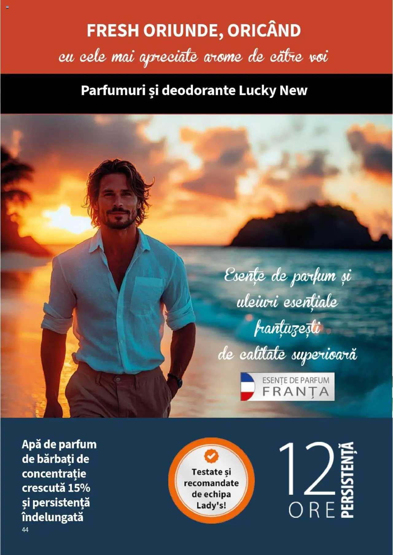 Noul catalog Lady’s – valabil de la 01.08.2025 | Pagină: 44 | Produse: Apă de parfum, Parfum, Apă