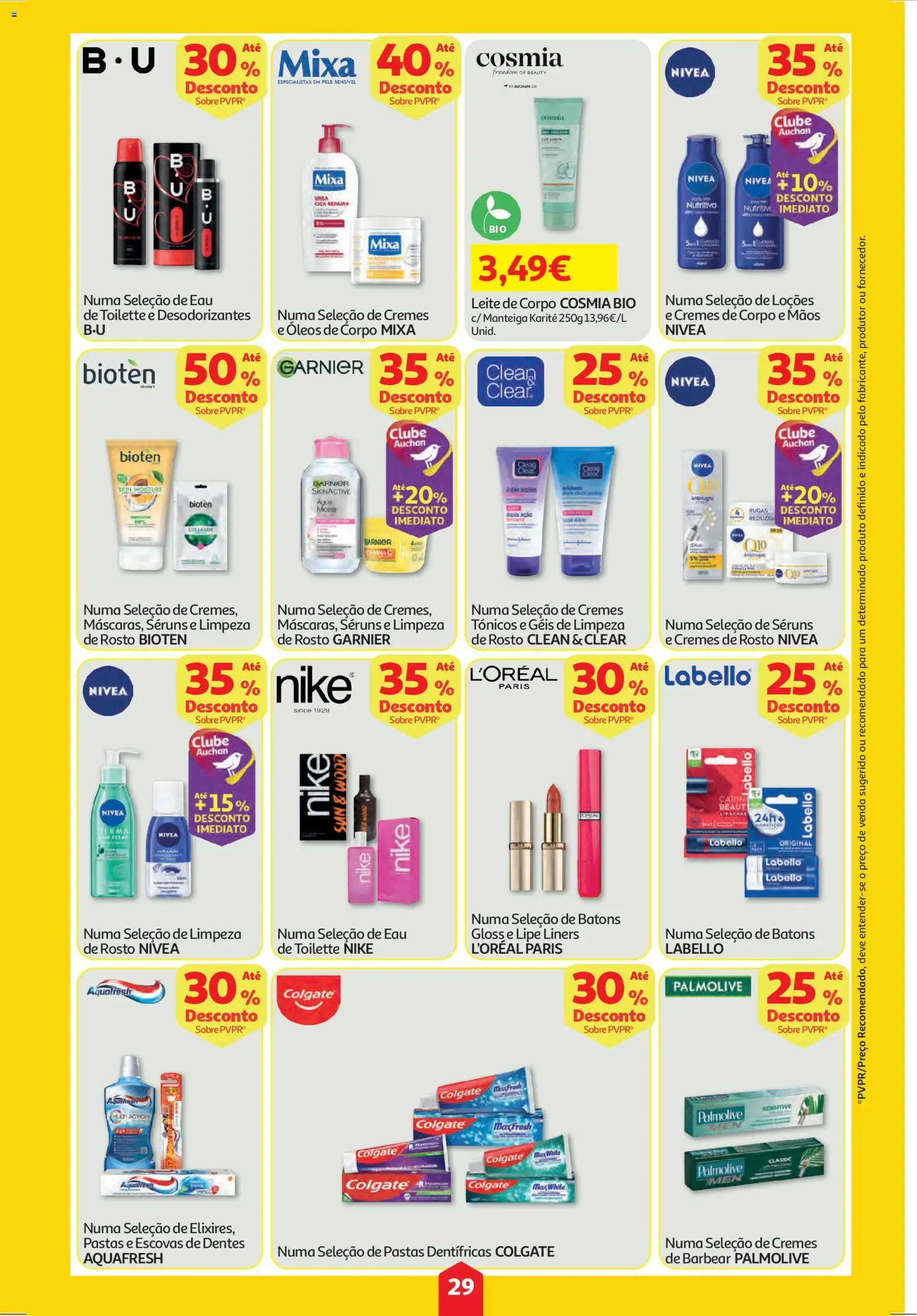Auchan folheto │ válido de 26.03.2026 | Página: 29 | Produtos: Gloss, Leite, Manteiga