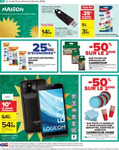 Carrefour Market - Prévisualisation de Carrefour Market catalogue semaine 11 valide à partir de 10.03.2026 | Page: 58 | Produits: Smartphone, USB, Clé, clé USB