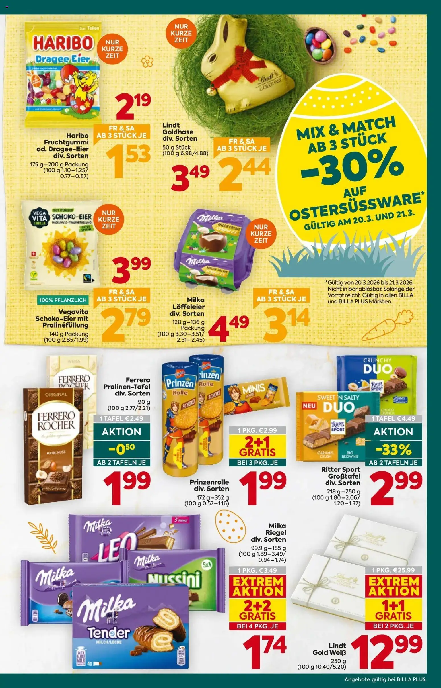 Billa Plus Flugblatt - Oberösterreich gültig ab 19.03.2026 | Seite: 17 | Produkte: Milch, Creme, Eier