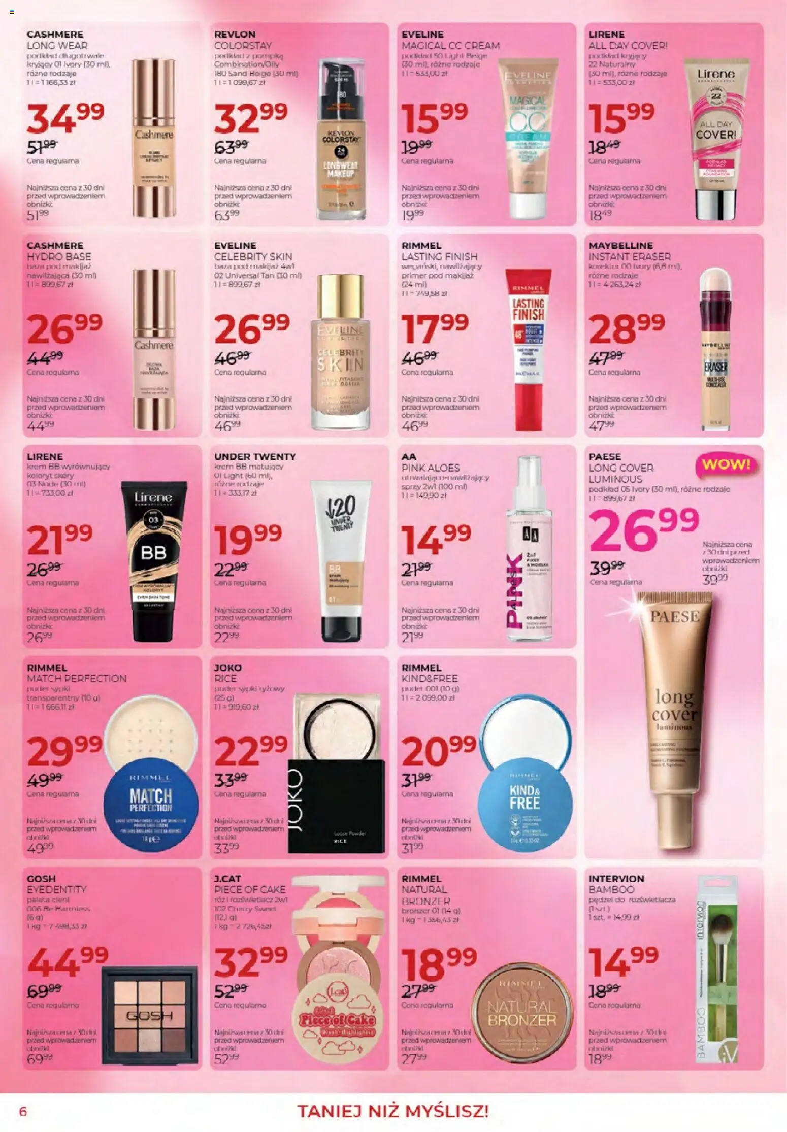 Jawa gazetka od 02.04.2026 | Strona: 6 | Produkty: Pędzel, Aloes, Makijaż, Finish