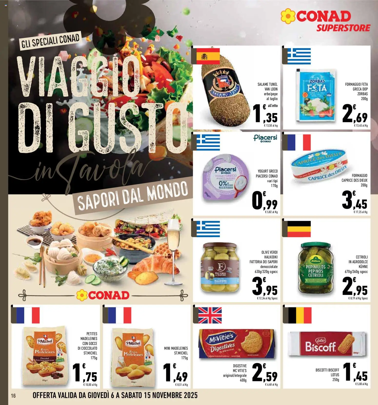 Volantino Conad del 06.11.2025 | Pagina: 16