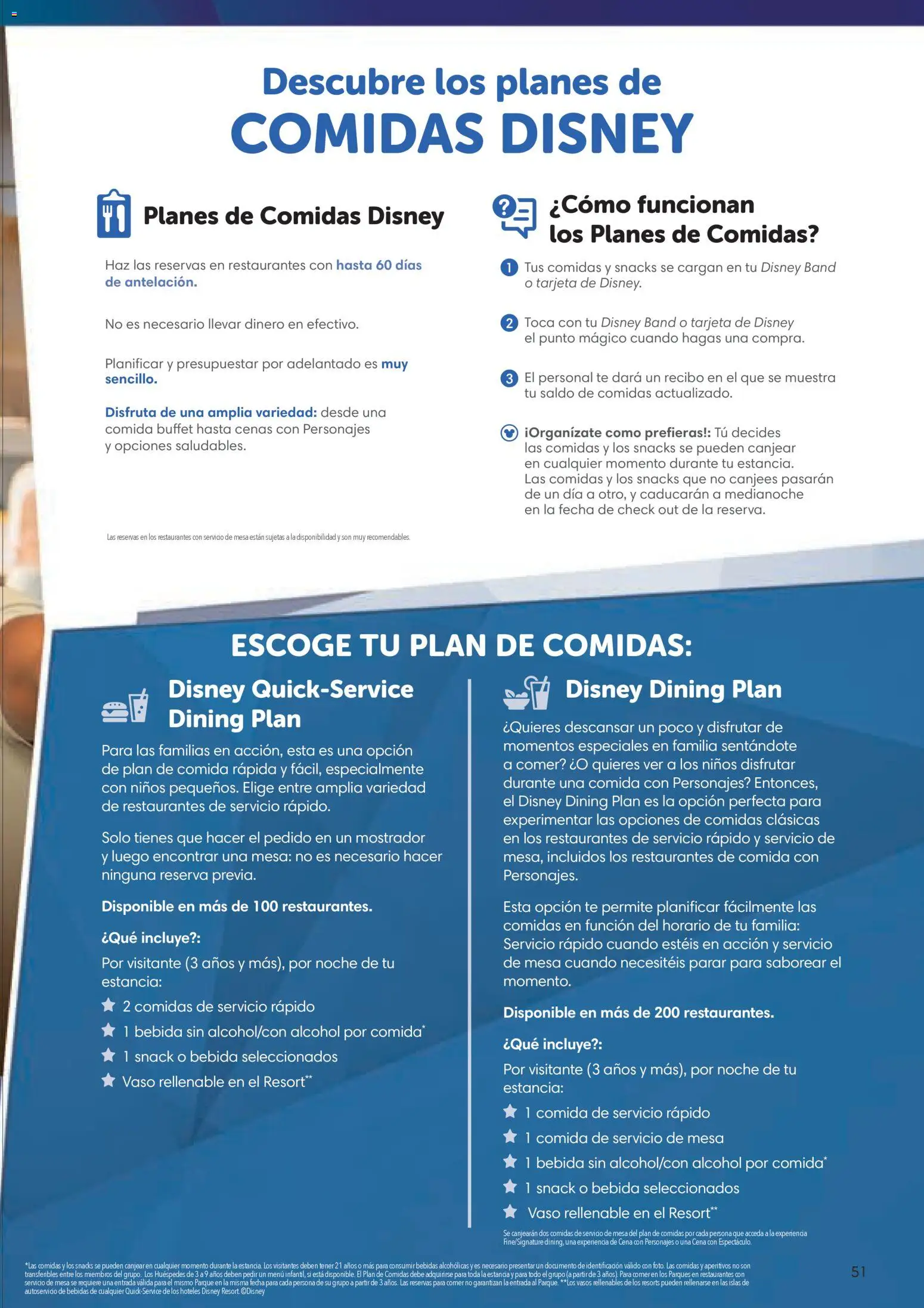 Viajes El Corte Inglés Folleto Walt Disney World │ válido desde el 03.12.2025 | Página: 51 | Productos: Vasos, Té, Mesa