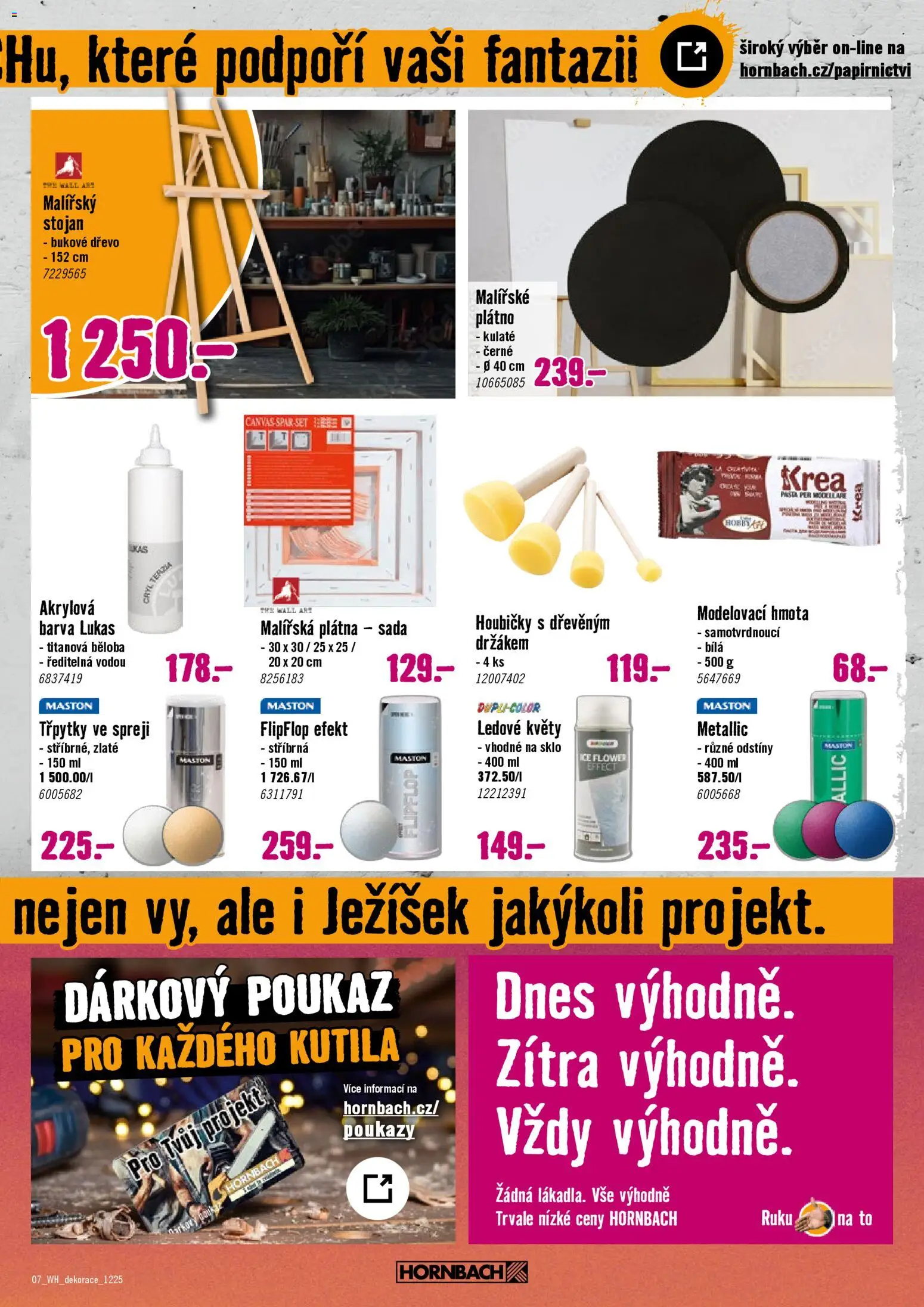 HORNBACH leták - Kreativní domov od 03.12.2025 | Strana: 7 | Produkty: Malířský stojan