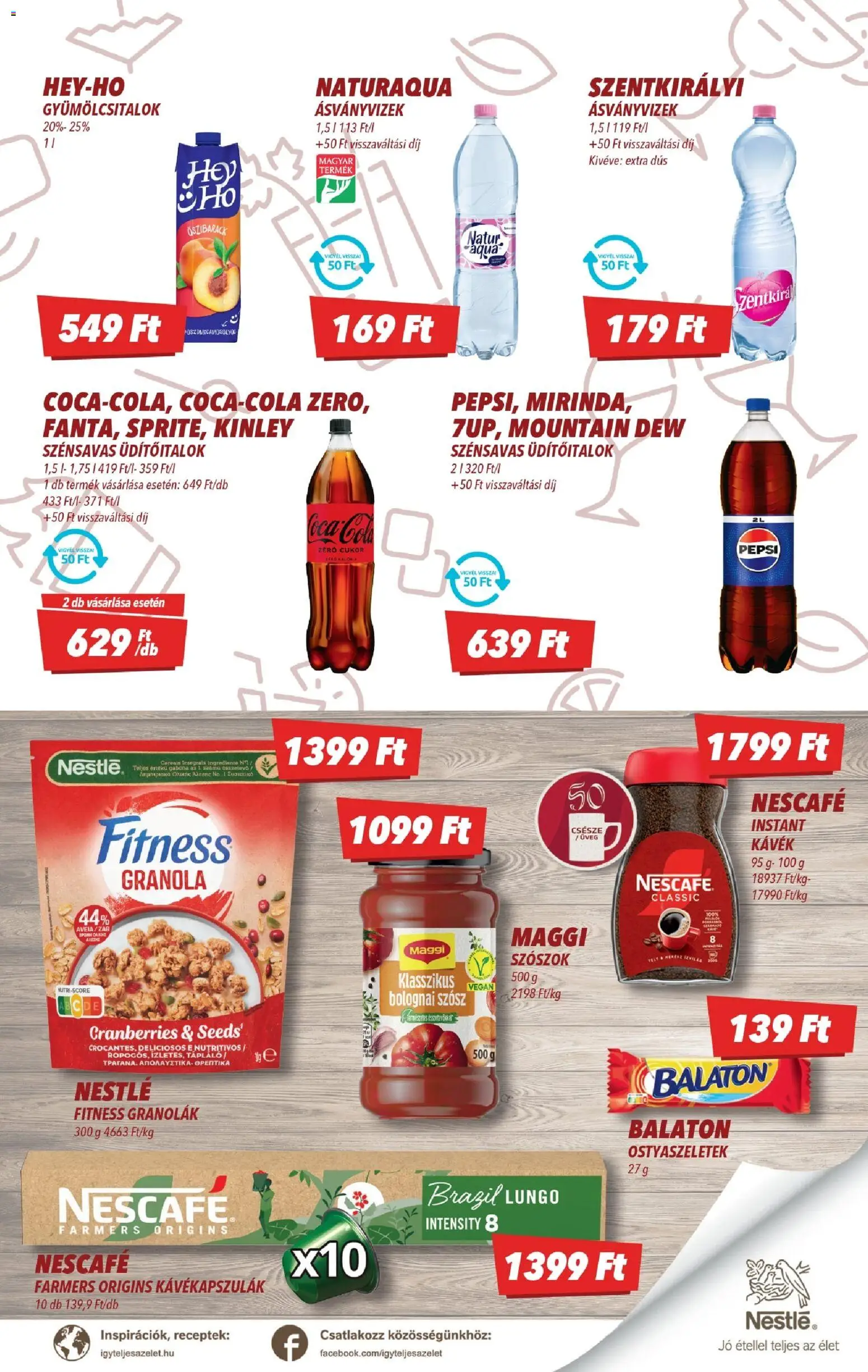 CBA akciós ujság - amely érvényes a következő dátumtól: 19.03.2026 | Oldal: 9 | Termékek: Granola, Maggi, Vegán, Szósz