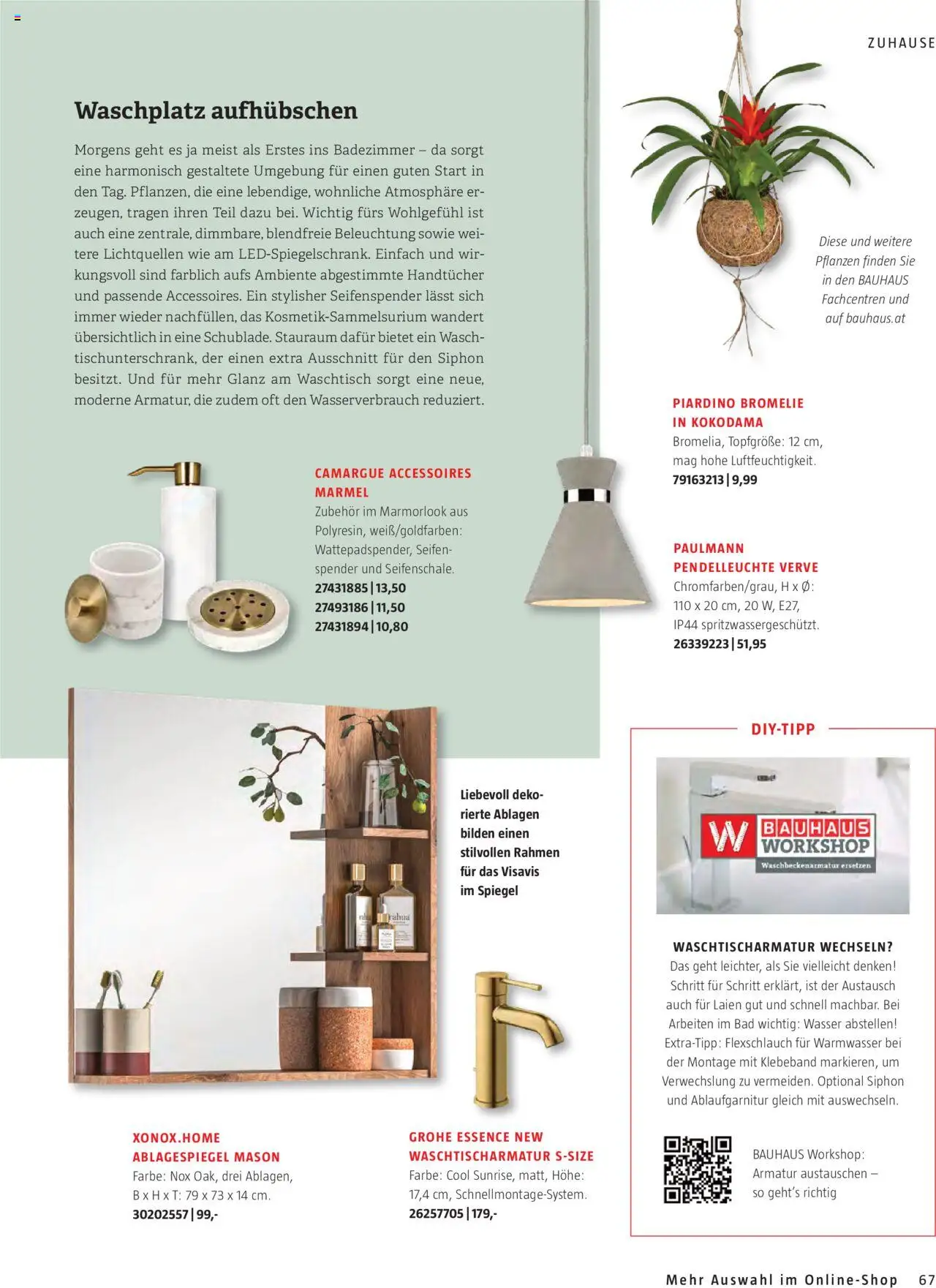 Bauhaus Passt! gültig ab 01.10.2025 | Seite: 67 | Produkte: Wasser, Bad, Spiegel